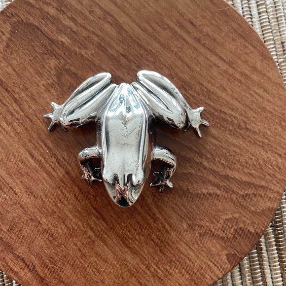 Tiffany & Co paperweight Silver frog - Picture 3 of 4